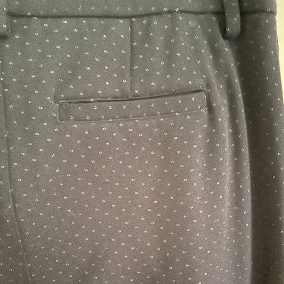 Navy Polka Dot Dress Pants Size 6 - Incredibly soft - Picture 1 of 6
